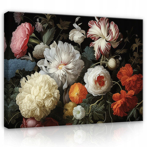 INTERIÖR PÅ VäggKLISTER BLOMMOR FÖR SOVRUM OCH VARDAGSRUM MODERNT 40x30