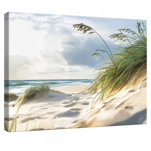 canvas hav strand natur för vardagsrum vardagsrum kök 100x70 PP15444