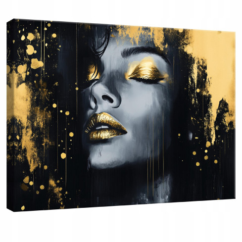 väggpanel målning kvinna svart för sovrum vardagsrum kök 60x40