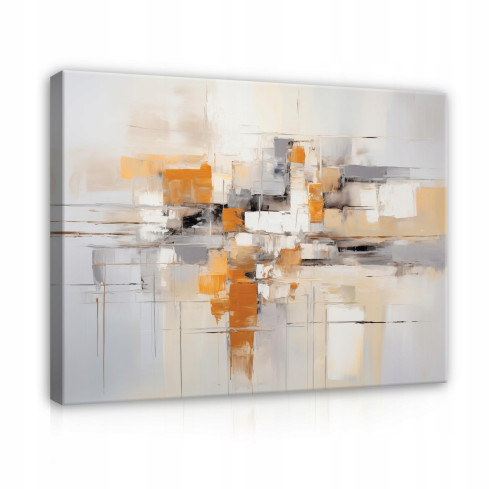 ABSTRAKT MODERN LOFT STORT VARDAGSRUM BILD 60x40 på väggpanel