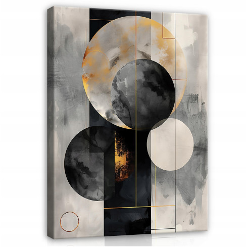 ART DECO GOLD ABSTRACT MISCELLANEOUS PÅ Väggplattor FÖR SÄLLSKAPSRUM 120x80