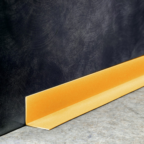 Hårt hörnskyddslist PVC självhäftande guld, limmade på utsidan, dekorativa  KTZ