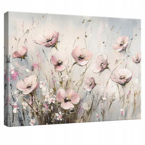 väggpanel målning blommor abstrakt för vardagsrum vardagsrum kök 100x70