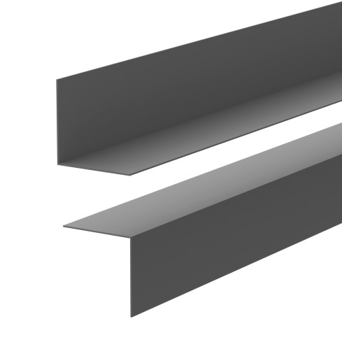 Minimalistisk PVC golvlist &ndash; h&aring;rd, m&ouml;rkgr&aring;