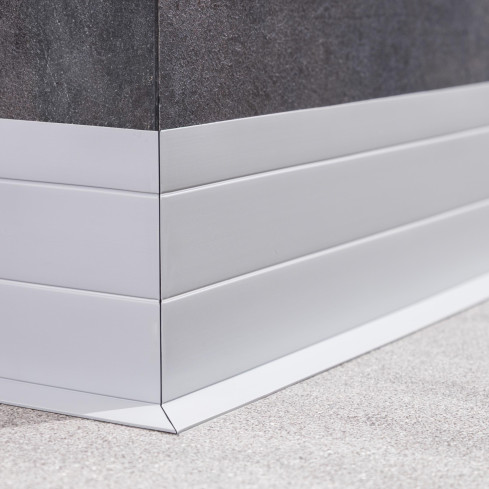 Mångsidig PVC-list 4-i-1 – Självhäftande Avslutningspanel, Svart