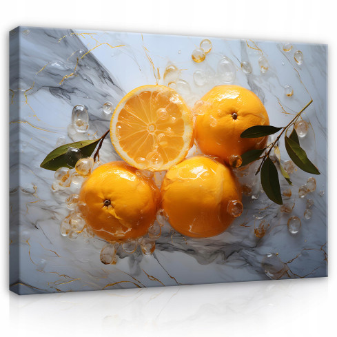 KÖK Frukt Marmor ABSTRACTION canvas Stor 100x70