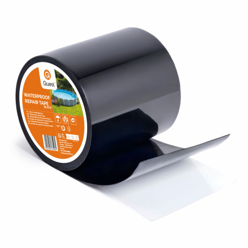Tätande butyltejp, reparationstejp, 100mm/3m, svart