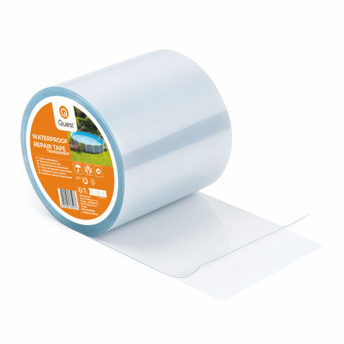 Tätande butyltejp, reparationstejp, 100mm/3m, transparent
