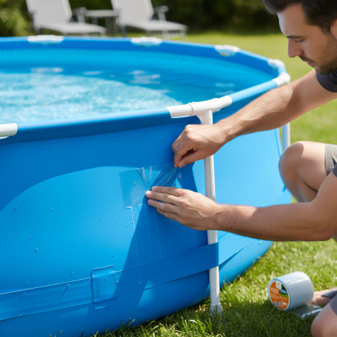 Tätande butyltejp, reparationstejp, 100mm/3m, transparent