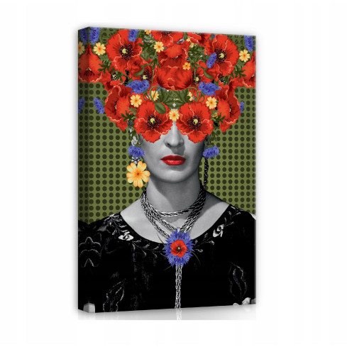 Bild Frida Kahlo för vardagsrummet Stor Modern 120x80