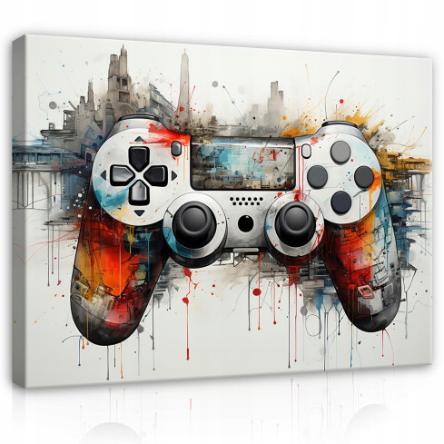 Bild för YOUNG GAMERS Gaming Graffiti Väggduk Stor 100x70
