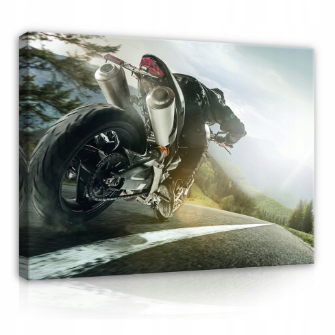Bild Motorbike Racer för ungdomsrummet 60x40