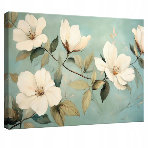 SOVRUM BILD FÖR VARDAGSRUMMET KÖKET BLOMMOR MODERNT PÅ Väggplatta 120x80 PP15408