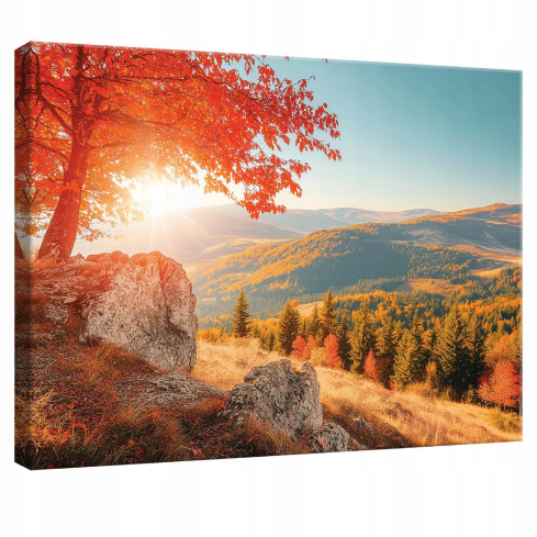 målning för vardagsrummet vardagsrum kök bergslandskap på duk vägg 40x30