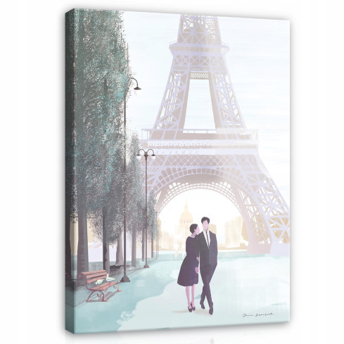 Bild Eiffeltornet Paris För Vardagsrum Canvas 100x70