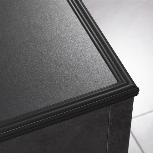 Halkskyddande PVC-remsa 40mm, LAP2 svart, 5m