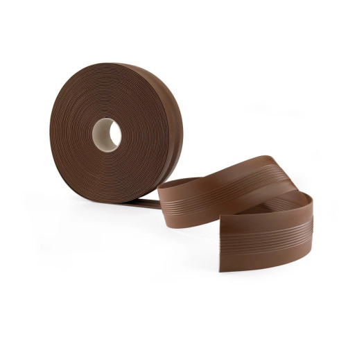 PVC-dilatationslist, flexibel skarvlist f&ouml;r PVC-golv och kakel, 70x2mm, brun