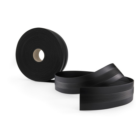 Dilatationsprofil PVC 25 m, svart elastisk