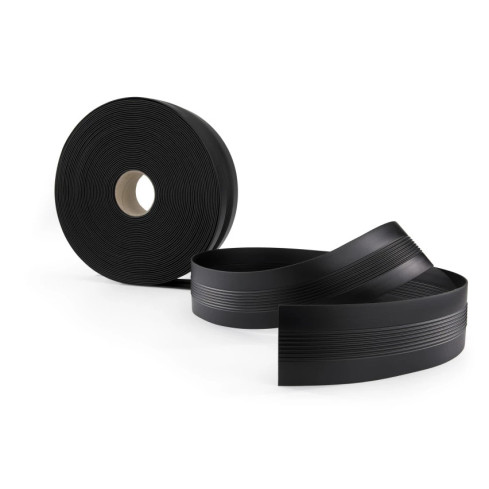 PVC-dilatationslist, flexibel skarvlist f&ouml;r PVC-golv och kakel, 70x2mm, svart