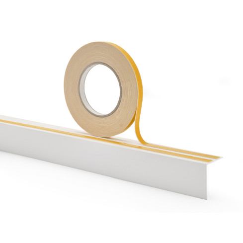 Stark dubbelhäftande tejp, skumtejp för PVC, trä och metall, PREMIUM tejp, 11 mm, 10 m