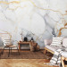 MARMUR GOLD WHITE GREY STONE SITING ROOM TAPE 200x140