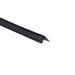 Övre gummilist för polykarbonat , svart, 100 cm