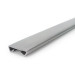 Ledstång trappa PVC STANDARD 40x8 mm, handräcke i mjuk, silver