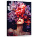 Bild KVINNA BLOMMOR ABSTRAKT Sovrum 120x80