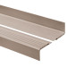 Halkfri trappkantlist PVC 48x42 mm, trapprofil, beige, 150 cm