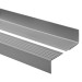 Halkfri trappkantlist PVC 40x40 mm, trapprofil RD, mörkgrå, 150 cm