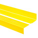 Halkfri trappkantlist PVC 40x40 mm, trapprofil RD, gul