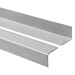 Halkskyddad trappprofil 50x42mm 150cm silver