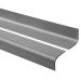 Halkfri trappkantlist PVC 52x40 mm, trapprofil RGPT, mörkgrå, 150 cm