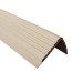 Halkfri trappkantlist PVC 48x42 mm, trapprofil, beige, 150 cm