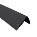 Halkfri trappkantlist PVC 48x42 mm, trapprofil, svart, 150 cm