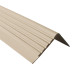 Halkfri trappkantlist PVC 40x40 mm, trapprofil RS, beige, 150 cm