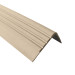Halkfri trappkantlist PVC 30x27 mm, trapprofil RM, beige, 150 cm