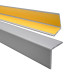 Mjuk hörnskyddslist PVC självhäftande skyddande KM, silver