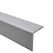 Mjuk hörnskyddslist PVC skyddande KM, silver