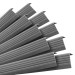 Set: Självhäftande Halkfria Trapprofiler, mörkgrå, 40x25 mm, 100 cm