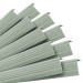Set: Självhäftande Halkfria Trapprofiler, ljusgrön, 40x25 mm, 100 cm