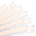 Set: Självhäftande Halkfria Trapprofiler, transparent, 40x25 mm, 100 cm