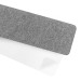Halkfri trappmatta, rak, trappstegsskydd, grå, 76 cm