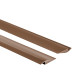 Flexibel PVC-ramp-profil för kakel, mattor, brun