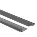 Flexibel PVC-ramp-profil för kakel, mattor, mörkgrå