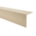 Hård hörnskyddslist PVC dekorativa vinkelprofil KT, beige