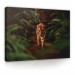 canvasmålning tiger skog djungel stor 60x40