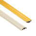 Maskering, halvcirkelformad kabelkanal PVC, självhäftande PK, beige