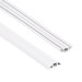 Maskering Halvcirkelformad kabelkanal PVC PK, vit