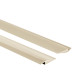 Flexibel PVC-ramp-profil för kakel, mattor, beige